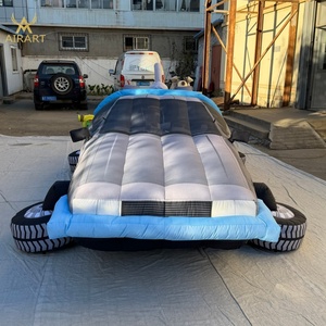 Ballon publicitaire gonflable sur mesure <span class=keywords><strong>de</strong></span> 4,2 m <span class=keywords><strong>de</strong></span> long en forme <span class=keywords><strong>de</strong></span> <span class=keywords><strong>voiture</strong></span> <span class=keywords><strong>de</strong></span> course, directement <span class=keywords><strong>de</strong></span> l'usine, pour la publicité des commerces - Product Image 3