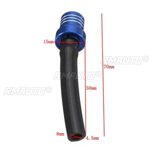 6 couleurs, bouchon de réservoir de carburant 2.8, valve de ventilation unidirectionnelle, tube de respiration noir pour ATV, moto tout-terrain, universel - Product Image 6