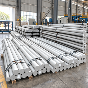 Barras de Aluminio 6063, Estándar ASTM, Marca OEM, Diámetro de 3-8 Pulgadas, Grado Primario, Servicio de Corte No Secundario - Product Image 1