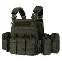 Pochette d'accessoires à dégagement rapide pour gilet tactique, porte-plaques détachable en nylon multicolore, équipement extérieur pour hommes toutes saisons