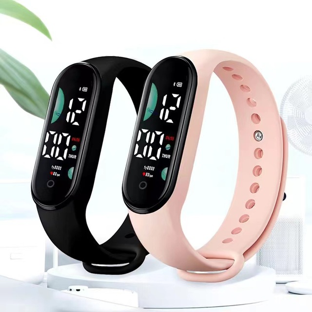Top New Oval Digital LED Electronic Watch Bracelet Waterproof Fashion Simple Sports for Man Women Children Students