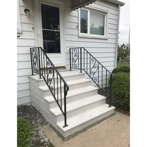 Clôture de piscine <span class=keywords><strong>en</strong></span> fer forgé tout temps - Barrière résistante à la corrosion pour piscine extérieure - Product Image 3