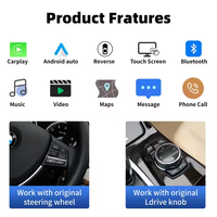 Lecteur multimédia de voiture Android 8.8 "pour BMW E60 E61 E62 E63 E90 HD IPS écran tactile Radio GPS stéréo WIFI 4G SIM 8core