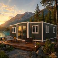 Chalet de loisirs extensible haut de gamme, polyvalent, tout temps, éco-responsable, de conception avancée, pour villa et hôtel