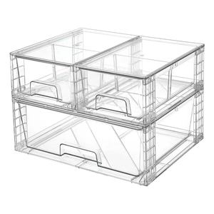 Có thể tháo rời nhựa lưu trữ hộp mỹ phẩm tổ chức cho quần áo hình dạng hình chữ nhật tiêm <span class=keywords><strong>PP</strong></span> kỹ thuật VT-CC23 nhôm - Product Image 1