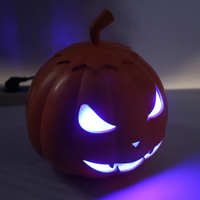 Machine à fumée électrique 600W RGB avec 5 LED colorées, effet scène, brouillard de citrouille, télécommande, pour mariage, fête, DJ, Halloween