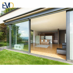 Puerta Corredera de Aluminio de Alta Resistencia con Doble Acristalamiento para Entrada de Villa, Estilo Moderno y de Alta Calidad - Product Image 4