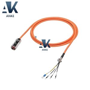 Câbles d'alimentation pré-assemblés Sinamics V90 6FX3002-5CL02-1AD0 à conducteur en cuivre pour utilisation avec PLC/PAC/moteur servo - Product Image 1
