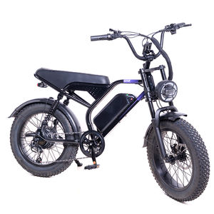 Vélo de montagne électrique tout-terrain, 48V500W, sept vitesses, pneus larges, absorption des chocs, batterie au lithium, feux avant et arrière - Product Image 5