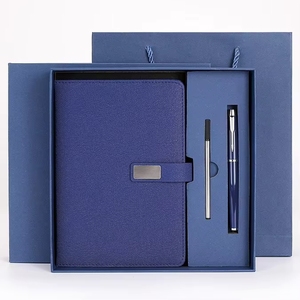 Ensemble de stylos et carnet de notes de luxe en cuir PU <span class=keywords><strong>fait</strong></span> <span class=keywords><strong>main</strong></span>, cadeaux d'affaires pour entreprises, articles promotionnels pour la fête <span class=keywords><strong>des</strong></span> pères, articles de conférence - Product Image 4