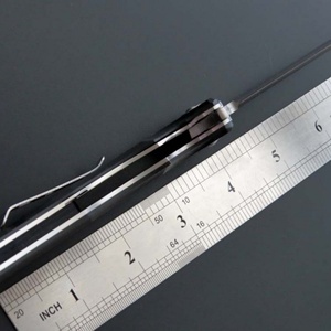 Couteau pliant HK D2 en acier, manche G10, diverses couleurs, couteau de camping, chasse, défense personnelle, qualité DIY, OEM/ODM personnalisable 1 - Product Image 4