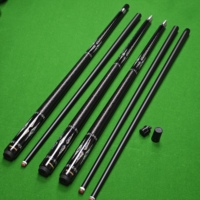 Tongkat Biliar Premium 1/2 Split Maple Fiberglass, Tongkat Biliar Sambungan Baja Tahan Karat Teknologi Tinggi, Profesional untuk Snooker, Cina