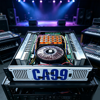 Amplificateur de puissance professionnel double canal KFKD CA Series 3U 1800W, amplificateur audio fiable pour événements commerciaux et scènes de DJ mobiles
