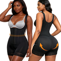 Body sculptant Faja colombienne pour femme, vêtement de compression post-liposuccion, gaine amincissante ventre plat