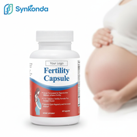 Capsules de soutien à la fertilité pour femmes adultes, Myo-Inositol, Folate, vitamines à base de plantes pour la fertilité, complément alimentaire pour la santé des femmes, lot de 60 capsules