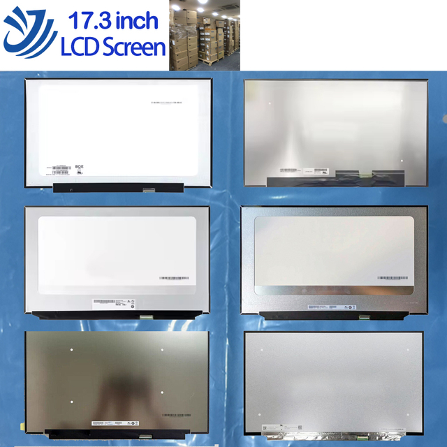 17.3" Wholesale Brand New Touch or No-Touch LCD Screen Module 8K 4K 2.5K 2K 1080P 200-3000cd Brightness 60%-100% SRGB 60-144Hz