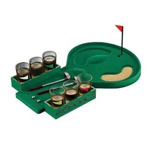 迷你高尔夫游戏套装射玻璃派对游戏喝酒成人饮酒游戏