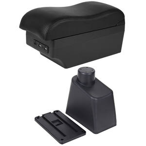 Boîte d'accoudoir Vtear en ABS avec porte-gobelet USB pour <span class=keywords><strong>Renault</strong></span> Captur/Kaptur 2014-2018 - Accessoire de rangement intérieur - Product Image 1