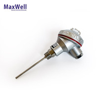 Transmisor de Alta Calidad Montado en Cabeza con Sonda SS304/SS316, Sensor de Temperatura PT100, Salida 4-20mA, Acero Inoxidable de Buena Calidad