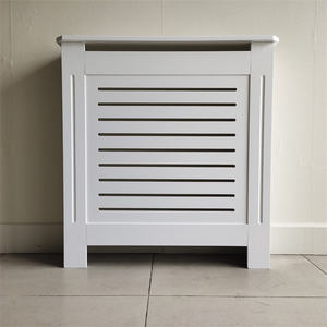 Cubierta de radiador de MDF, armario de calefacción blanco para decoración del hogar - Product Image 3