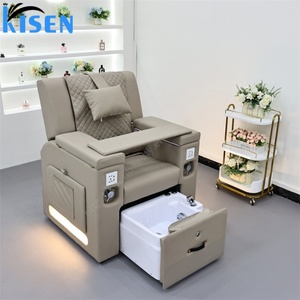 Kisen Nouvelle Arrivée Fauteuil de Pédicure Électrique Multifonctionnel Moderne en Cuir Écologique pour Salon de Beauté et Thérapie des Pieds - Product Image 4
