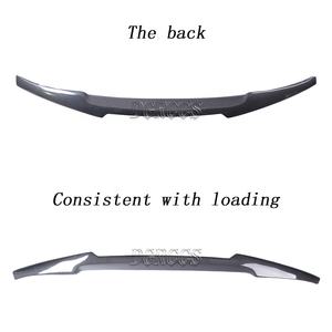 Pour <span class=keywords><strong>AUDI</strong></span> A3 S3 <span class=keywords><strong>RS3</strong></span> Limousine 8Y berline apparence décoration M4 Style aileron arrière aile de coffre 2021-2024 fibre de carbone noir brillant - Product Image 4