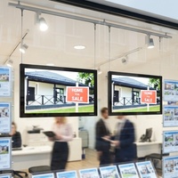 Écran LCD couleur 15,6-21,5 pouces 16:9 suspendu pour la publicité dans les centres commerciaux, gestion à distance en temps réel, signalisation numérique (1