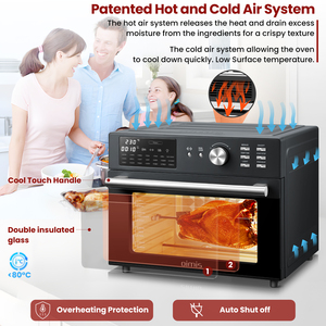 Edelstahl 30L 1800W Heißluftfritteuse mit Toaster- und Pizza-Funktionen für den Hausgebrauch Vorrätig - Product Image 6