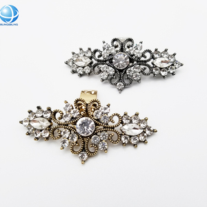 Strass Schmetterling Metall Schuhs chnalle Schmuck Dekoration Clips für Frauen Abends chuhe - Product Image 1