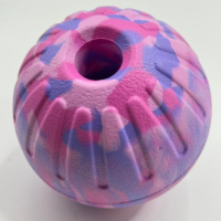 LY Usine Personnalisation En Gros Classique Mignon De Luxe Écologique EVA Mousse Léger Flottant Chien Jouet À Mâcher Balle Camouflage
