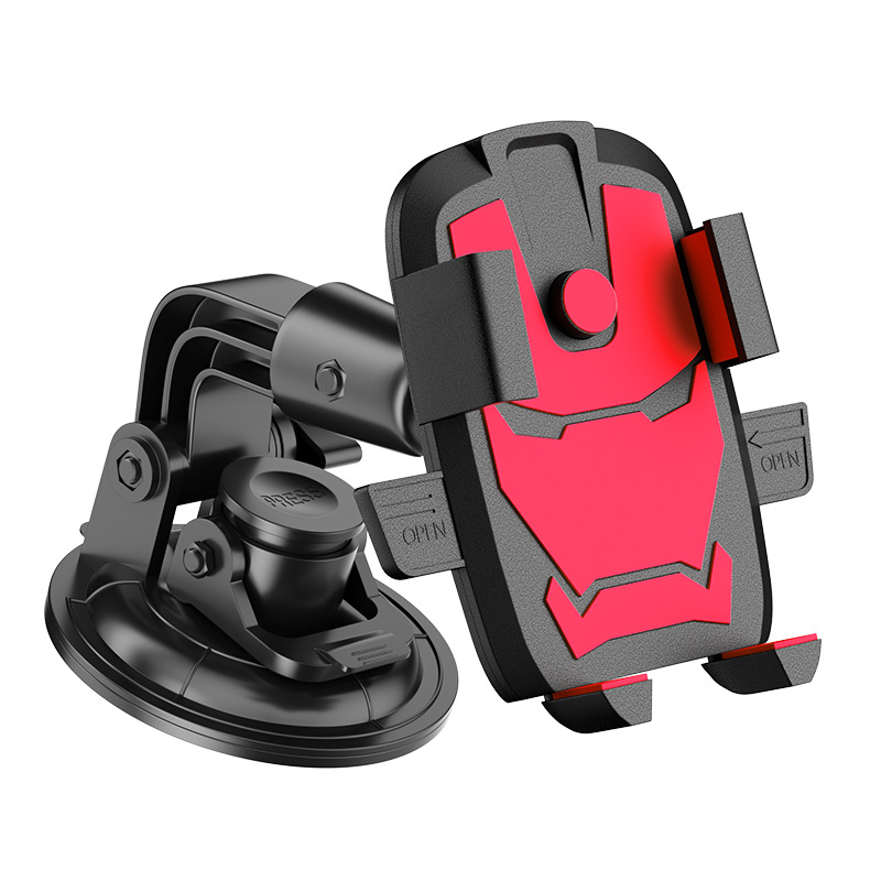 [Red] Excavator-Specific Phone Holder - Large Suction Cup