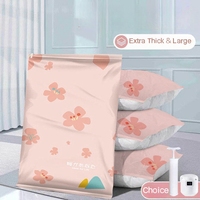 Sacs de rangement sous vide pour la préparation des repas et les vêtements saisonniers, double fermeture pour garder tout compact et propre