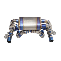 Tuyaux d'échappement Catback en titane SD pour Ferrari F430 SC 4.3L V8 2007-2009 Système d'échappement à soupape à vide haute performance avec silencieux