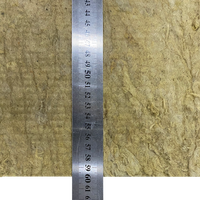 Panneau d'isolation extérieure ignifuge conforme à la norme ASTM C665 R10.5 2,5 pouces, panneau en laine de roche non inflammable classe A1 pour mur extérieur