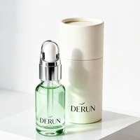 Flacons compte-gouttes en verre bleu personnalisés en gros de 5 ml, 10 ml, 15 ml, 20 ml, 30 ml, 50 ml, 100 ml pour l'emballage d'huiles essentielles, de sérums et de produits de soin de la peau