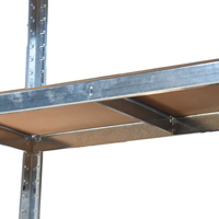 Étagère de Rangement Métallique Polyvalente à 5 Niveaux, Capacité de Charge de 175 kg, Assemblage sans Boulons, Protection Anti-Corrosion en Acier