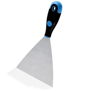 Spatola da 12 cm con Lama in Acciaio al Carbonio e Manico Antiscivolo per Cartongesso e Uso Domestico - Product Image 1