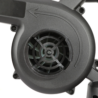 Souffleur de poussière électrique sans fil portable 21V à batterie lithium, outils de soufflage de feuilles DIY à vitesse variable, puissance 120W, débit d'air 500CFM