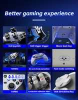 Control de Juego Inalámbrico G6S con Joystick de Doble Efecto Hall, Giroscopio de 6 Ejes y Botones Traseros para Nintendo Switch / Android / IOS / PC
