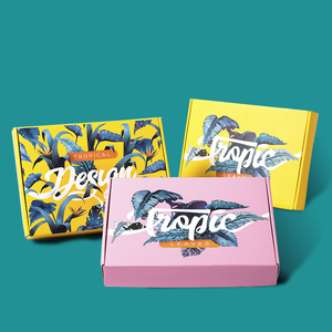 Box Box Box Customized Printing Child Gift Packaging Shipping Box Custom Logo Flap Corrugated Paper Box