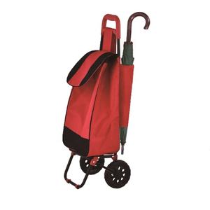 FIRST HORSE <span class=keywords><strong>Carro</strong></span> de Compras Reutilizable con Almacenamiento para Sombrilla, Carrito de Compras con Ruedas y Función de Transporte al por Mayor - Product Image 1