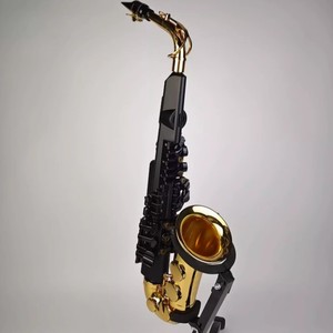 Strumento a fiato elettronico YDS120/128C/150 Sassofono elettrico per principianti Altoparlante modificato per alti/baritono Laccatura oro - Product Image 2