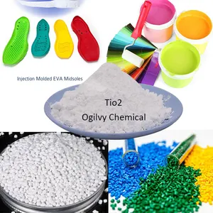 Vendas de produtos químicos industriais fornecedores de dióxido de titânio preço por kg pó branco grau tiope para pintura