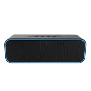 Haut-parleur bluetooth sans fil extérieur promotionnel S350 avec logo personnalisé de carte TF haut-parleur portable am