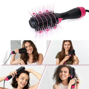 Brosse à air chaud 4-en-1 : Peigne chauffant multi-usages pour lissage et coiffage des cheveux, idéal pour cheveux raides et bouclés, séchage professionnel rapide - Product Image 6