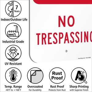 Panneaux de propriété privés accrocheurs pour les maisons de banlieue, les domaines ruraux, les locaux commerciaux, les <span class=keywords><strong>quartiers</strong></span> fermés - Product Image 4