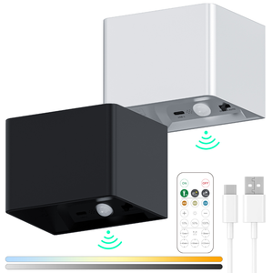 Applique murale rechargeable avec télécommande, style minimaliste, éclairage intérieur, lampes murales pour <span class=keywords><strong>la</strong></span> décoration moderne de <span class=keywords><strong>la</strong></span> véranda et du couloir - Product Image 1