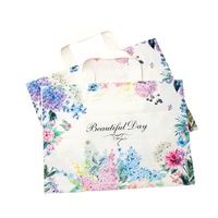 CTCX Sacs à provisions en plastique pour emballage Logo personnalisé Paquet de tissu de colis en plastique Sac de recyclage Fleur Promotionnel Plastiques d'usine