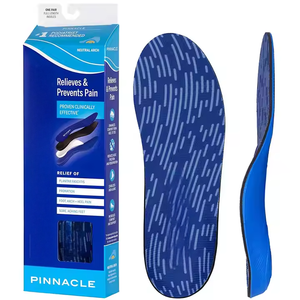 Semelles orthopédiques recommandées par les podologues pour le soutien de la voûte plantaire, la fasciite plantaire, la pronation, et le soulagement des douleurs au talon et aux pieds - Product Image 2