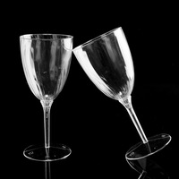 XUELI Luxe Écologique Jetable En Plastique Transparent Gobelet Vin Premium Bière Chope pour Mariages Anniversaires Fêtes De Famille